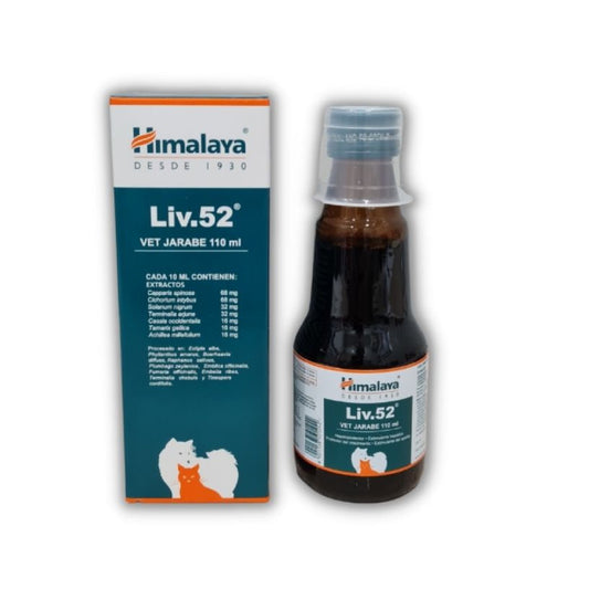 Himalaya Suplemento Perro Y Gato Liv 52 Jarabe 110 Ml